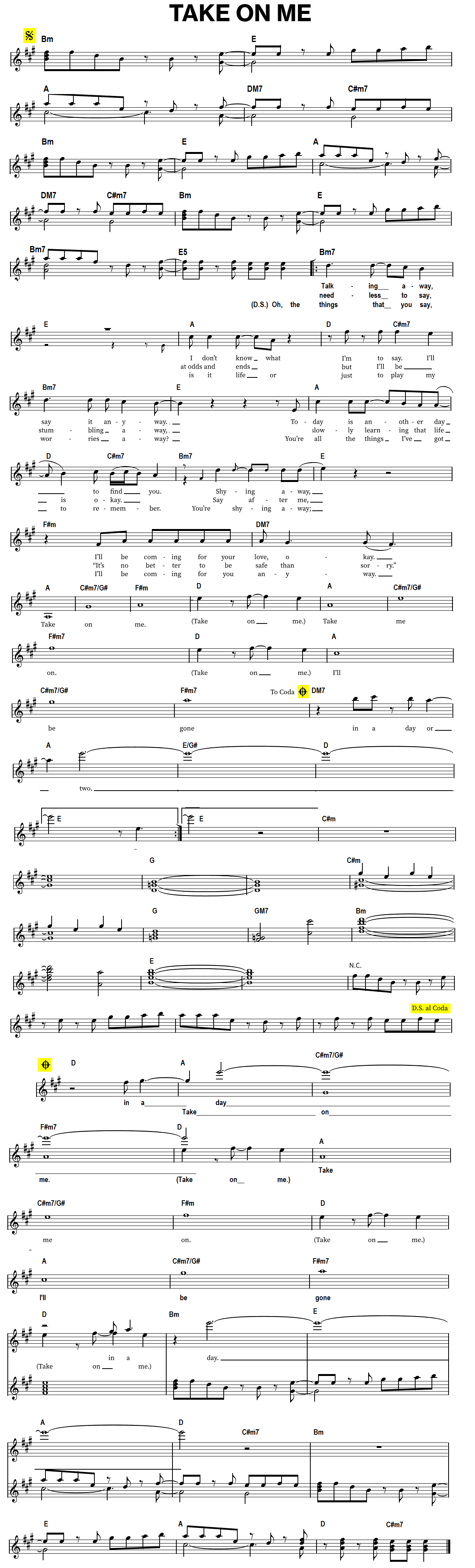 Sheet Music